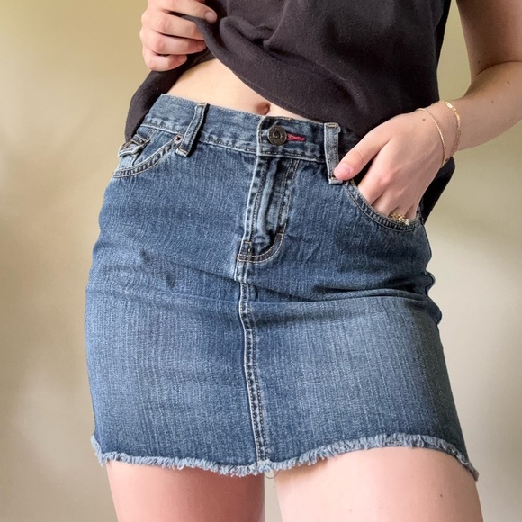 Tommy Hilfiger Denim Mini Skirt - Picture 2 of 8